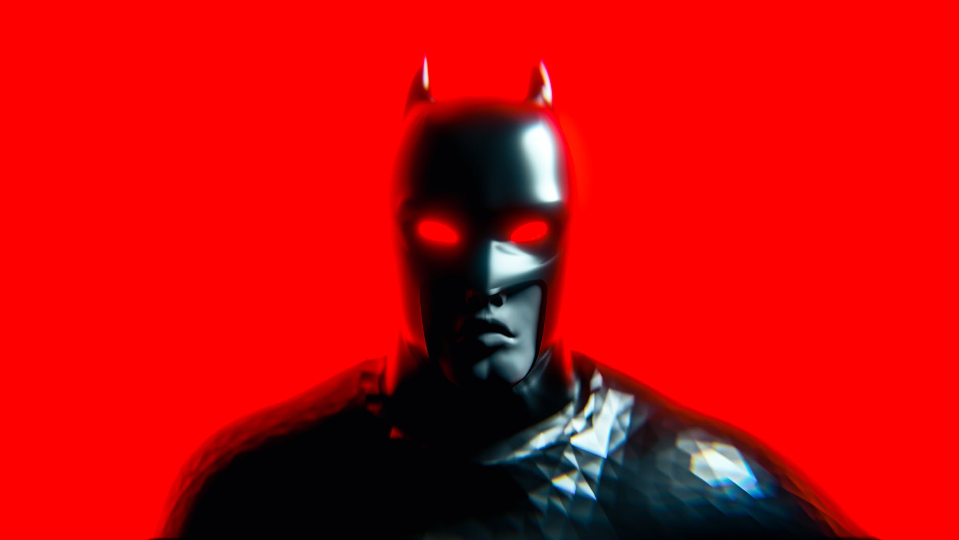 a man wearing a batman costume